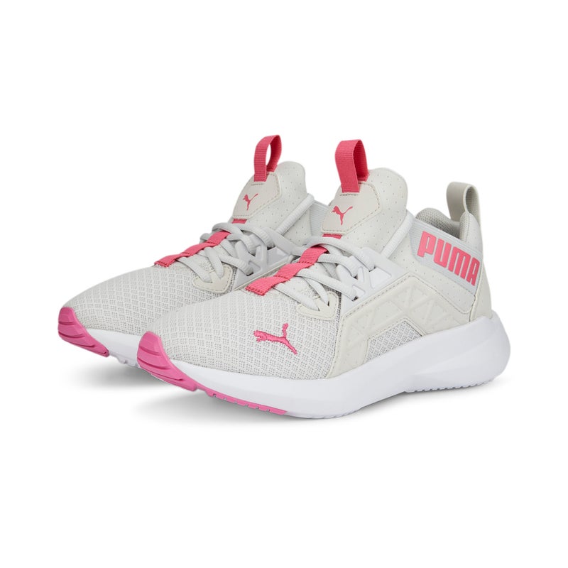 PUMA Softride Enzo NXT Kids Unisex Grey Trainers - Image 2