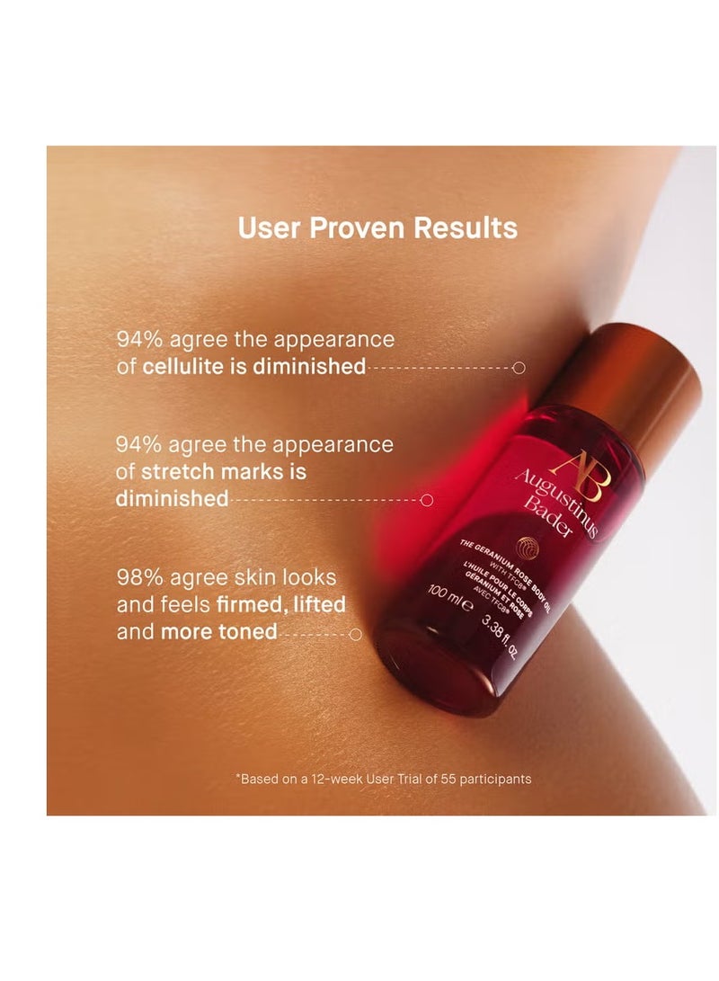 أوجستينوس بادر زيت الجسم أوغسطينوس بادر برائحة إبرة الراعي الوردية 100 مل - Image 2