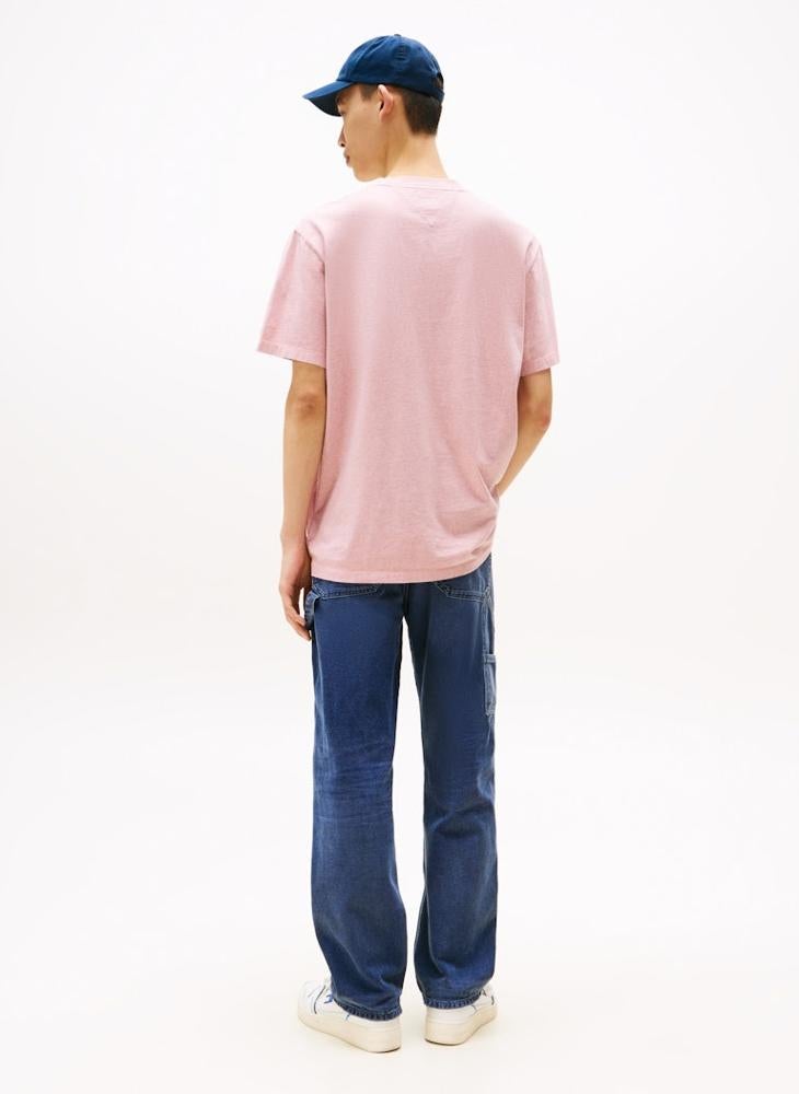 تومي جينز تيشيرت قصير بأكمام مريحة - Image 2