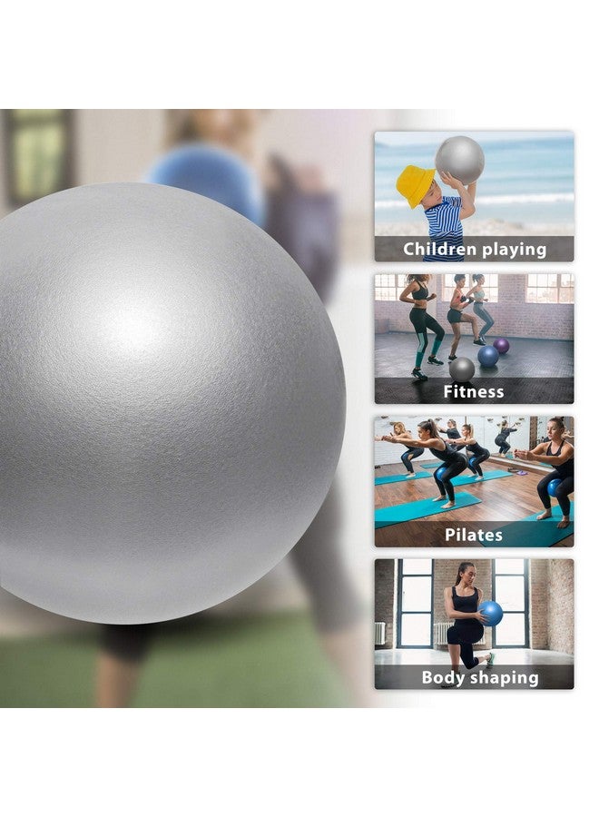 Cikyner Soft Pilates Ball, Small Exercise Ball 23-25cm Mini Gym Ball with Inflatable Straw, Suitable for Pilates, Yoga, Full body Training, Physical Therapy and Balance improving at Home, Gym & Office - Image 5