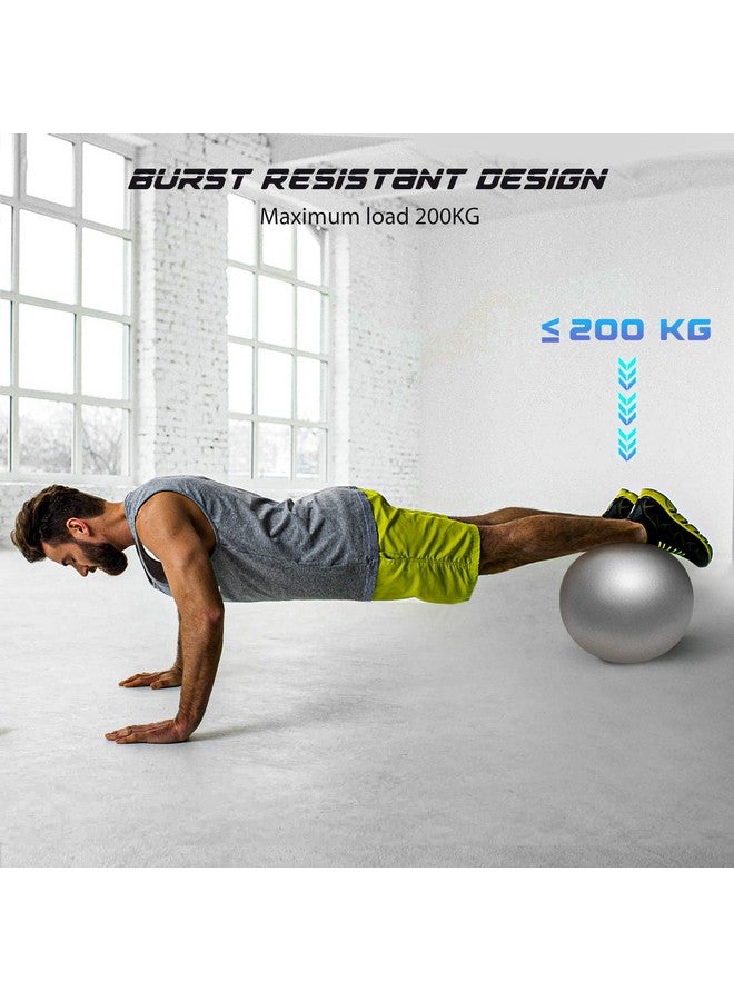 Cikyner Soft Pilates Ball, Small Exercise Ball 23-25cm Mini Gym Ball with Inflatable Straw, Suitable for Pilates, Yoga, Full body Training, Physical Therapy and Balance improving at Home, Gym & Office - Image 4