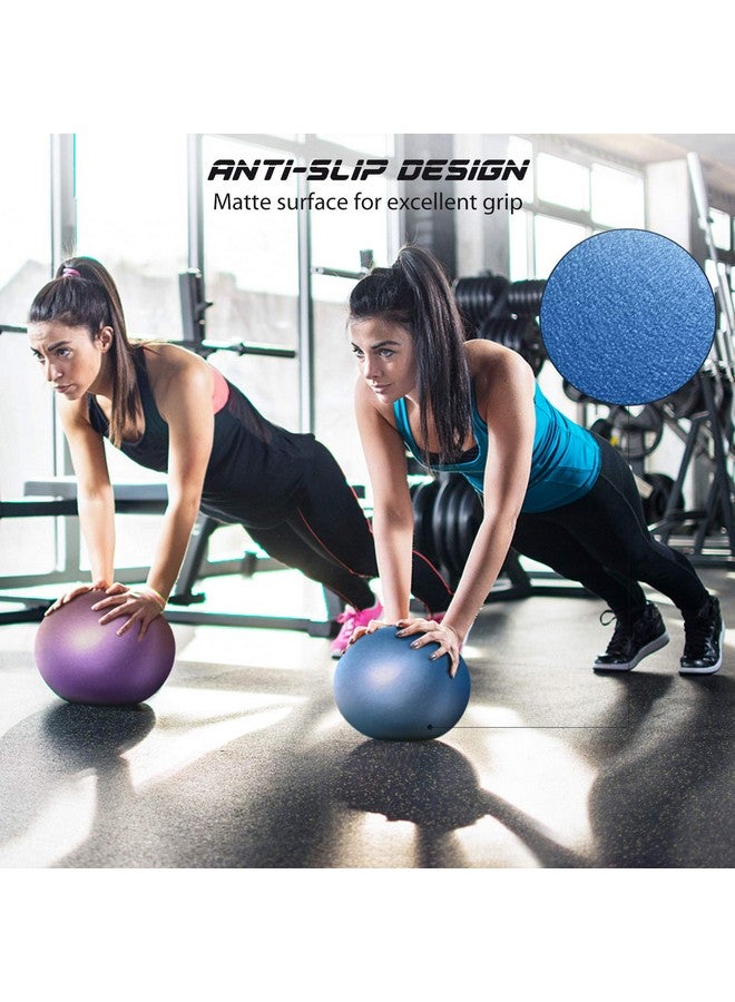 Cikyner Soft Pilates Ball, Small Exercise Ball 23-25cm Mini Gym Ball with Inflatable Straw, Suitable for Pilates, Yoga, Full body Training, Physical Therapy and Balance improving at Home, Gym & Office - Image 3