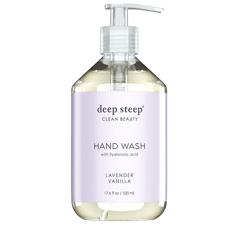 Deep Steep Liquid Hand Wash, 17.6 Ounces (Lavender Vanilla)