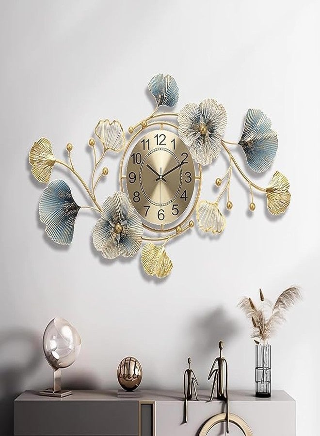 RIOH 32 Inch Big Metal Wall Clock for Living Room Modern Designer Decorative Wall Art Clock with Silent Sweep Quartz Movement for Home Office Hall and Interior Walls (kek) - Image 3