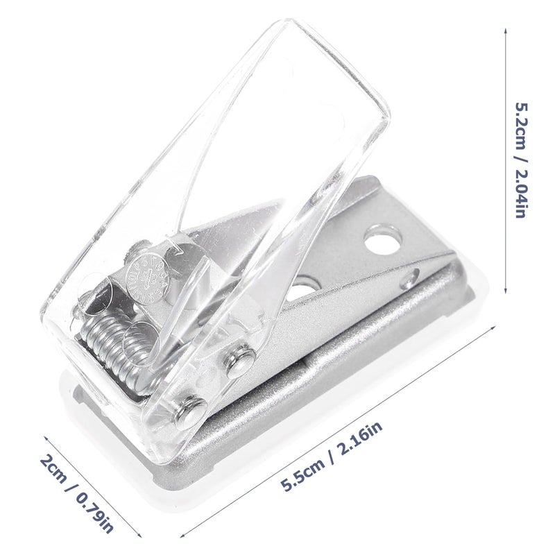 2pcs Mini Single Hole Puncher Plastic Paper Craft Tool for Projects Scrapbooking Planner Use Design for Easy Crafting - Image 2