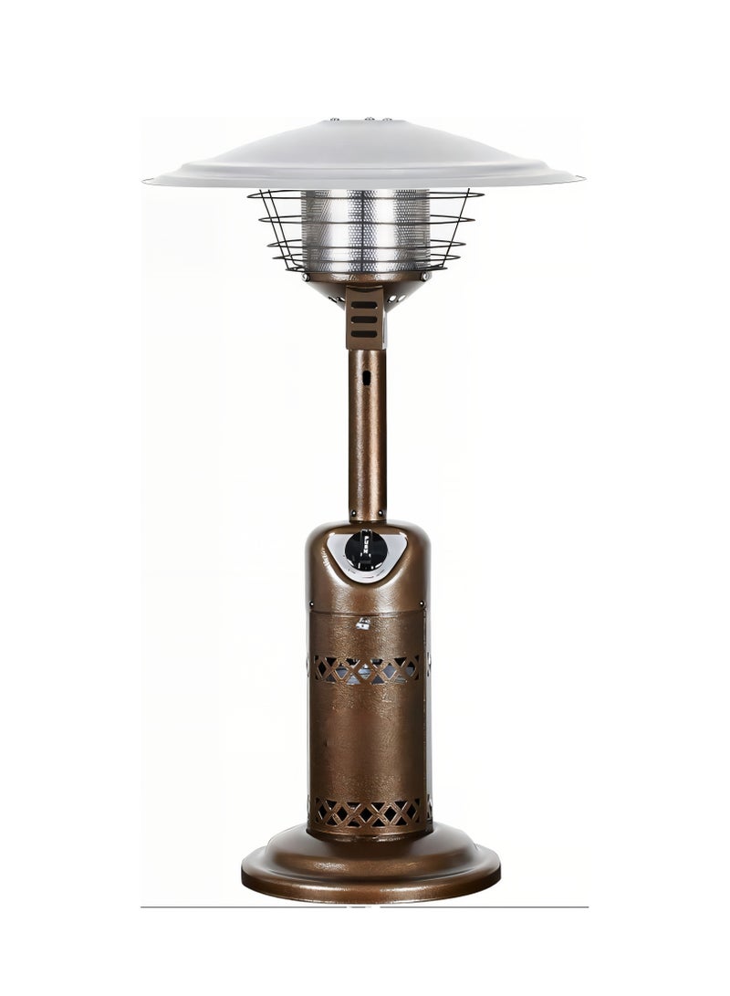 Portable Patio Heater – Outdoor Propane Tabletop Heater | Compact Bronze Design | Ideal for Garden, Balcony & Terrace Use - Image 1