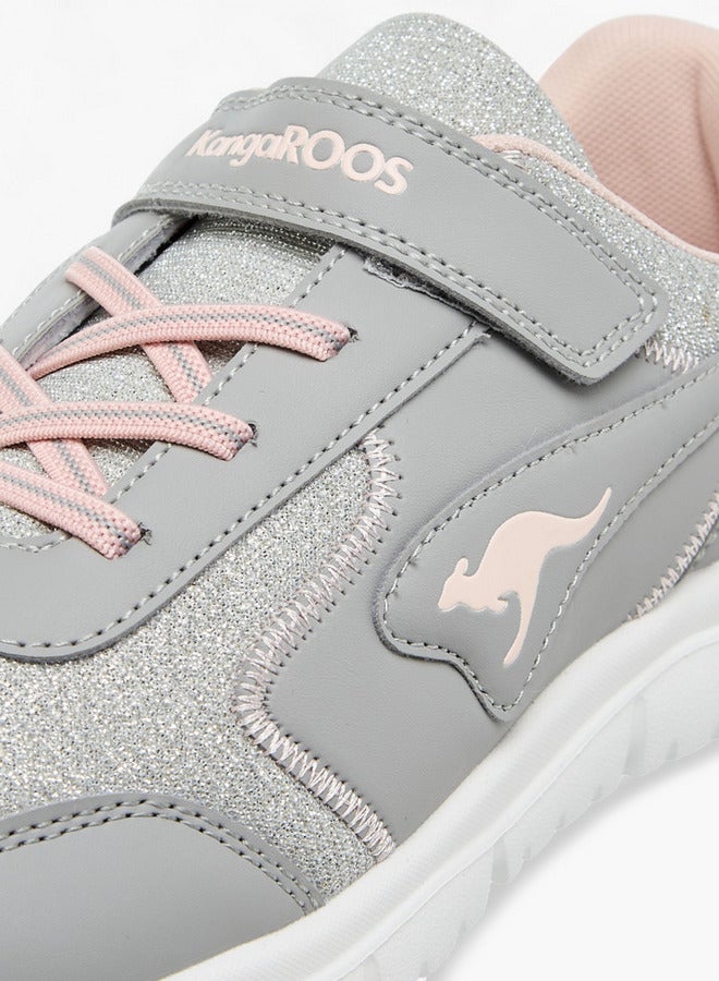 kangaROOS Women's Panelled Sports Shoes with Hook and Loop Closure - Image 4