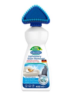 Dr. Beckmann Upholstery Stain Remover Liquid, 400Ml|Removes Even Stubborn Stains And Odours From Sofa, Couch, Car Seats, Office Chairs, Mattresses & More|With Applicator Brush|Sofa Cleaner  - Image 1