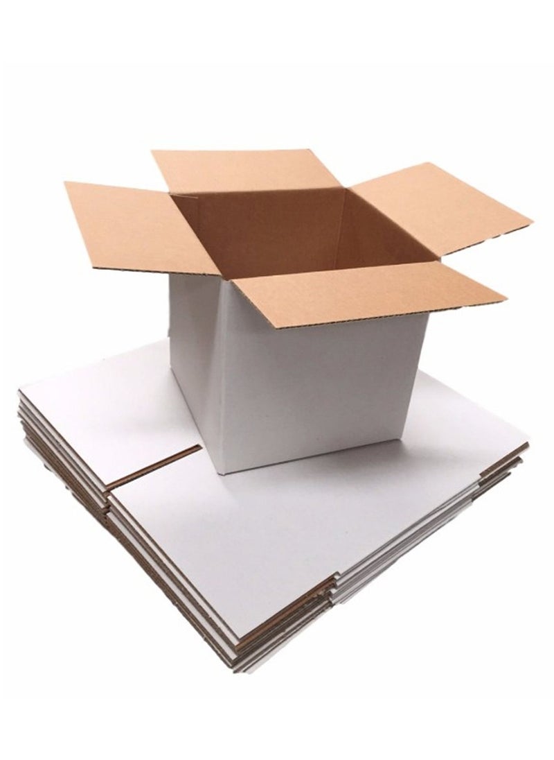 Generic - Corrugated white Carton Boxes , A3 size (45x32x30cm) 10 pcs Bundle - Image 1