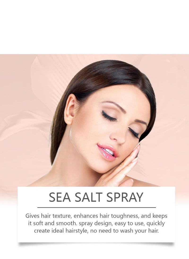 EELHOE Sea Salt Spray for Textured Beach Waves & Volume, Hair Texturizing Spray with Kelp for Men & Women, Adds Thickness & Shine for Fine or Wavy Hair (100ml/3.38oz) - Image 3