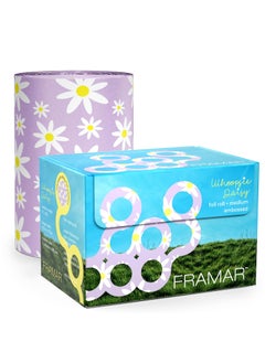 framar FRAMAR Daisy Hair Foil – Hair Foils For Highlighting Long Hair, Salon Foil For Hair Highlighting, Salon Foils For Hair Highlighting Kit, Salon Foils For Hair Stylist, Embossed – 320 ft 