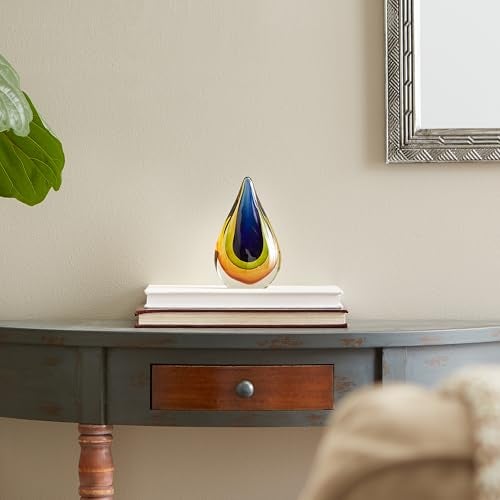 Zingz & Thingz Gifts & Decor Zingz & Thingz Dazey Den Collection Glass Teardrop Décor, Teardrop, 4x2x6.5 - Image 3