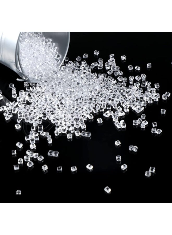 Waydress Waydress Fakes Miniature Clear Plastic Doll House Ice Cubes for Dollhouse Cups Sprinkle Decorations Fake Cake Dessert Beer Drinks Dollhouse Kitchen Food Accessories (200 g)  - Image 2