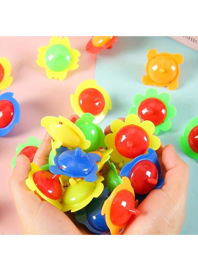 20Pcs Colorful Hand Twisting Tops For Kids Durable Plastic Spinning Toys Party Favors - Image 4