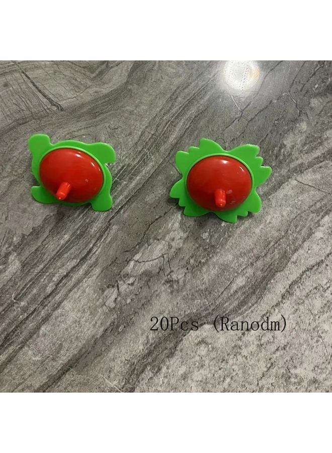 20Pcs Colorful Hand Twisting Tops For Kids Durable Plastic Spinning Toys Party Favors - Image 2