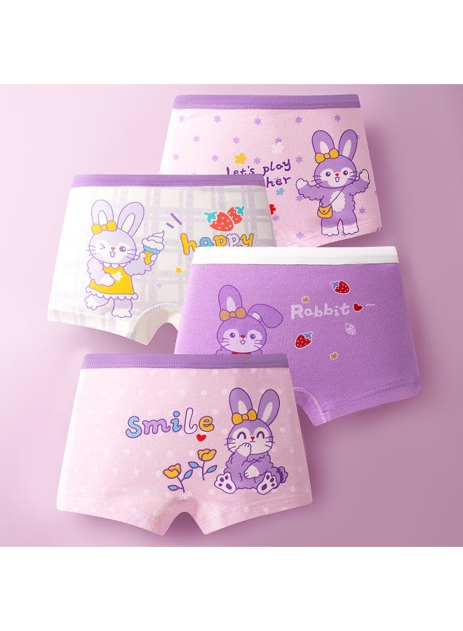 KUYING New Comfortable Skin friendly Breathable Underwear Set 0f 4 
