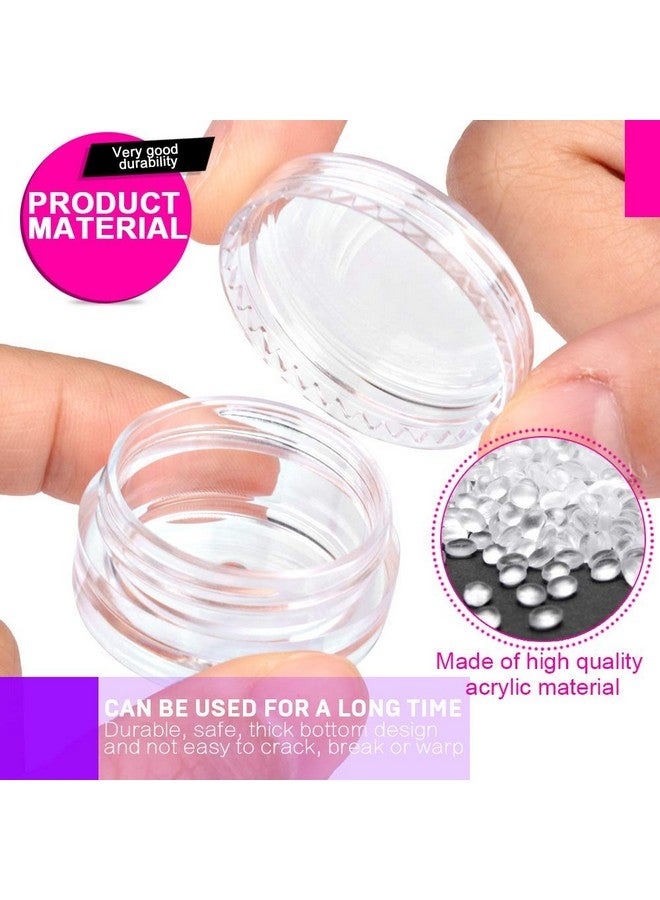 GBSTORE 3 Gram Plastic Cosmetic Containers,For Eye Shadow Nails Powder Jewelry Cosmetic Lip Balm Lip Gloss Cream Lotion And Creams Sample Make-Up Storage(10 Pcs) - Image 5