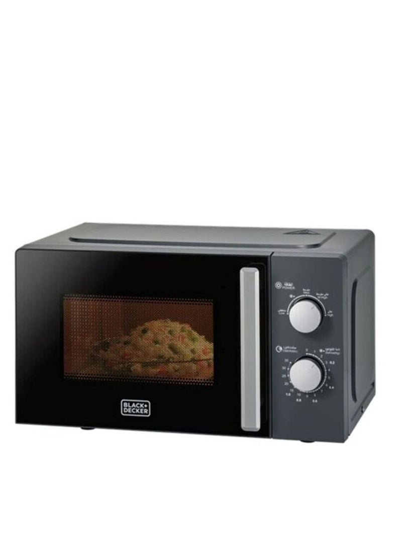 BLACK+DECKER Basic Microwave Oven 20 L 700 W Mz2015P-B5 Grey - Image 1
