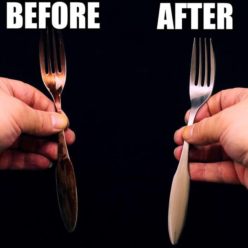 Flitz Multi Purpose Metal Polish Liquid - 7.6oz USA-Made Tarnish Remover - For Aluminum, Chrome, Brass, Nickel, Silver - Non-Abrasive Cleaner & Restorer - Not for Patina or Electroplated Finishes - Image 3