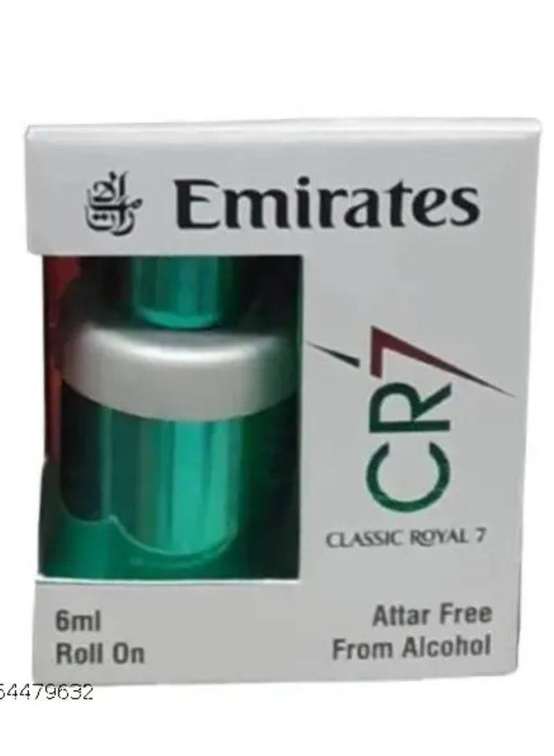 Emirates CR7 Classic Royal 7 Long Lasting Attar Floral Attar Roll On Perfume 6 ml