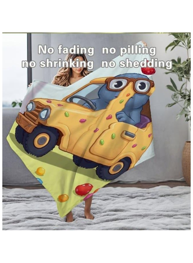 Baby and children's cartoon flannel thin blanket (warm and comfortable, suitable for sleep, games) 70cm*100cm - 1199