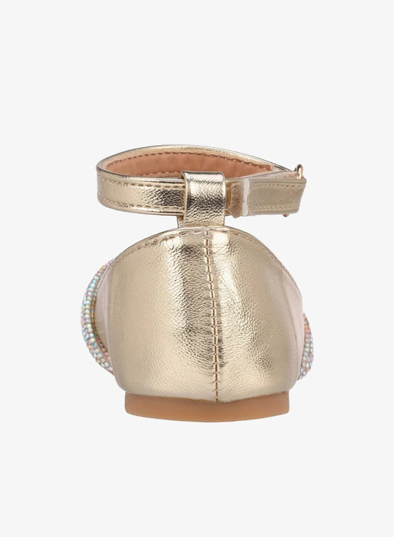 Flora Bella By Shoexpress Flora Bella Girls Embellished Hook & Loop Mary Jane Shoes