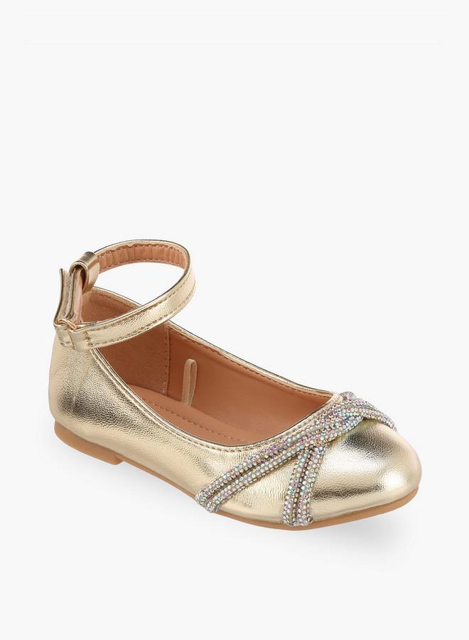 Flora Bella By Shoexpress Flora Bella Girls Embellished Hook & Loop Mary Jane Shoes - Image 2