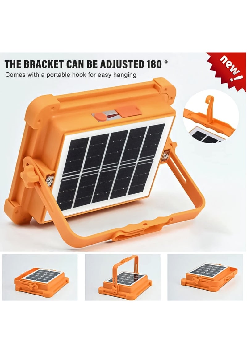 Generic - Rechargeable Spotlight Solar Power Bank for Camping, Workshop, Outdoor, Garage, Basement - Image 1