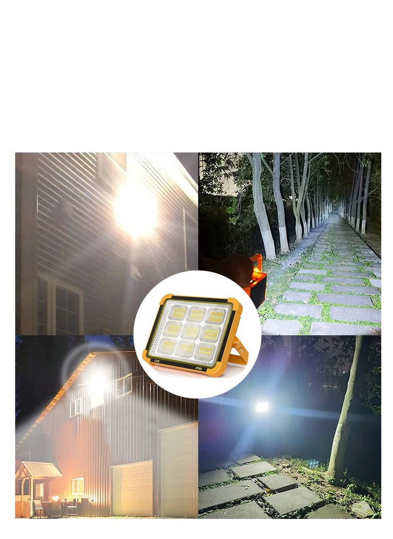 Generic - Rechargeable Spotlight Solar Power Bank for Camping, Workshop, Outdoor, Garage, Basement - Image 1