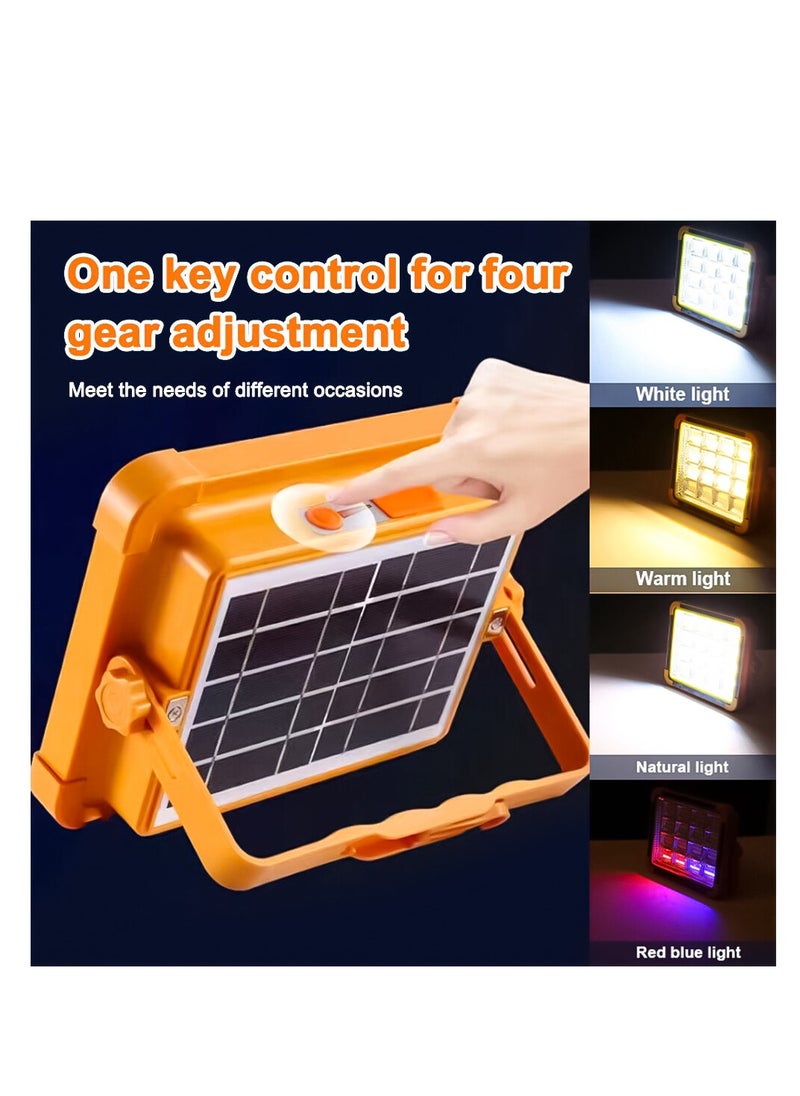 Generic - Rechargeable Spotlight Solar Power Bank for Camping, Workshop, Outdoor, Garage, Basement - Image 1