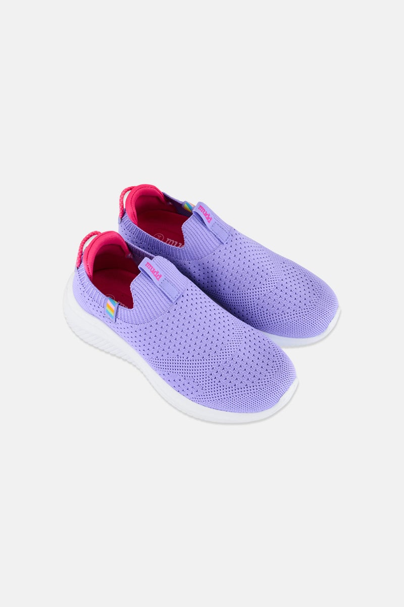 Mudd Kids Girl Slip On Outdoor Shoes, Light Purple - Image 4