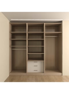 Open dressing room width 240 cm Hight 220 cm