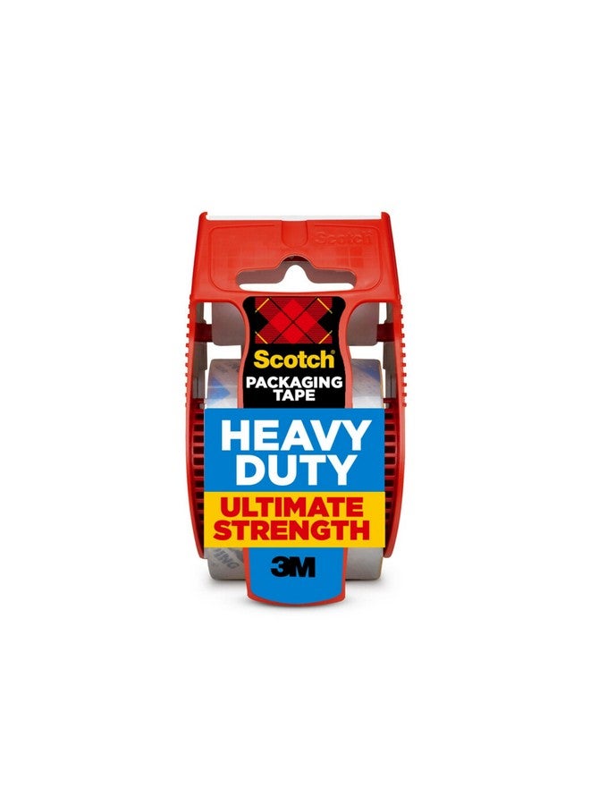 Scotch  Heavy Duty Shipping And Moving Packing Tape, Clear, Packing And Moving Supplies, 1.88 In. X 27.7 Yd., 1 Tape Roll With Dispenser - Image 1