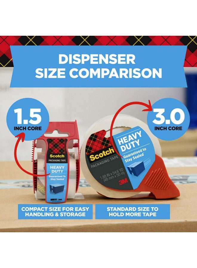 Scotch  Heavy Duty Shipping And Moving Packing Tape, Clear, Packing And Moving Supplies, 1.88 In. X 27.7 Yd., 1 Tape Roll With Dispenser - Image 4