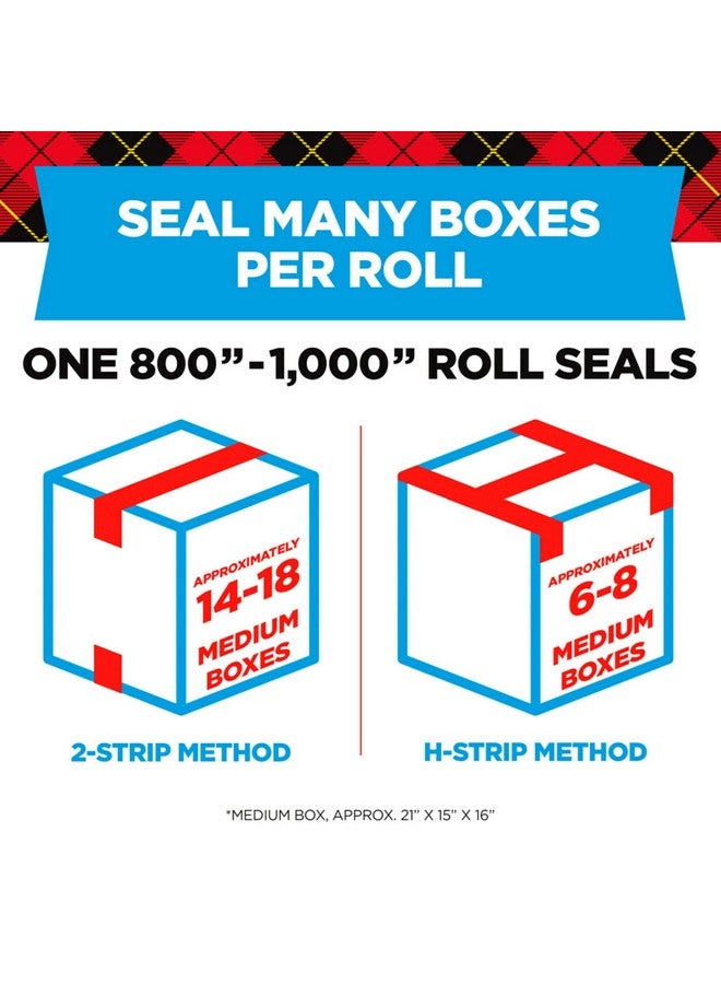 Scotch  Heavy Duty Shipping And Moving Packing Tape, Clear, Packing And Moving Supplies, 1.88 In. X 27.7 Yd., 1 Tape Roll With Dispenser - Image 3