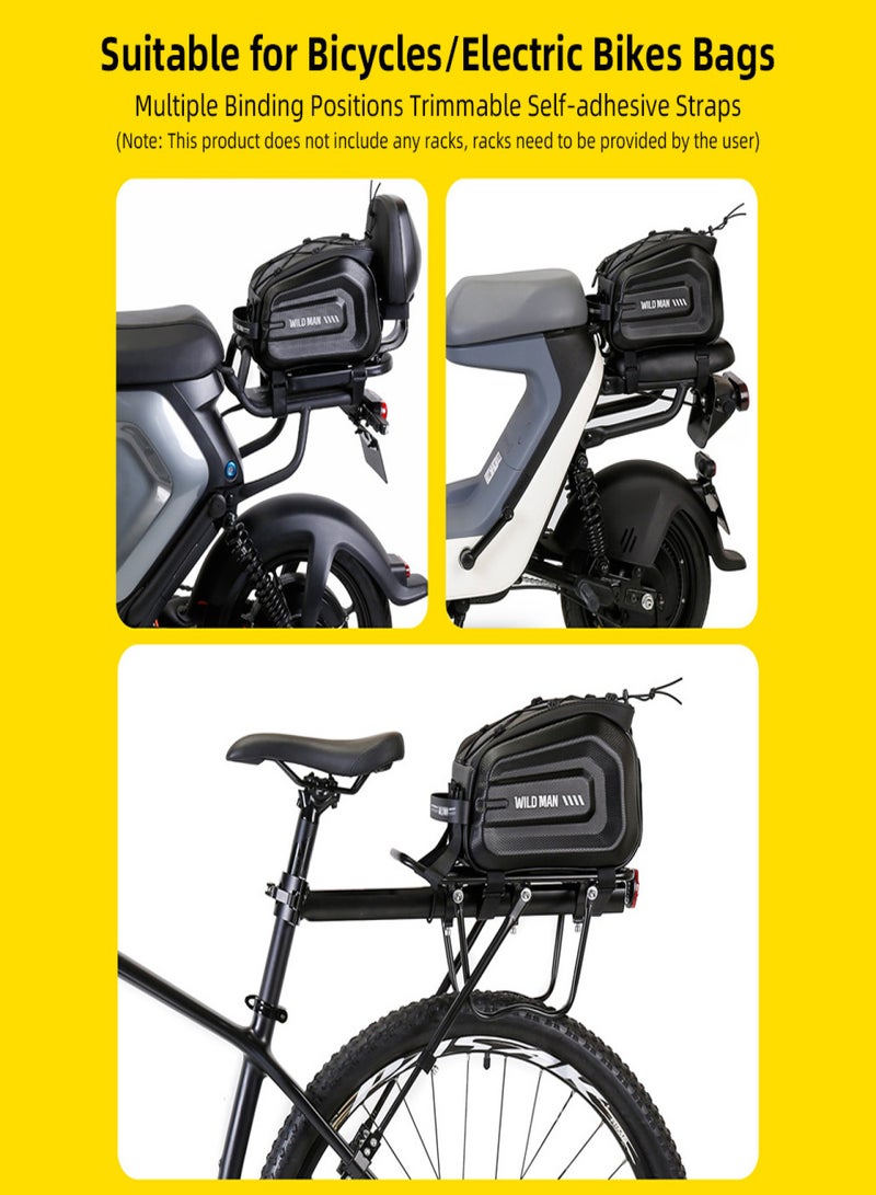 WILD MAN Bicycle Bag Multipurpose Design Mountain Bike Bag Ebike Battery Bag Rear Rack Storage Bike Trunk Bag for Bicycles Ebikes Bag Accessories - Image 3