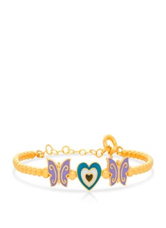 Malabar Gold and Diamonds 22k 916 Purity Starlet Gold Bangle SLBN043Y112  - Image 1
