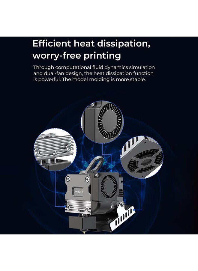Creality 3D - Sprite Extruder Pro+ for 2.85mm Flexible Filaments TPR TPU and suitable for Ender3 Series Ender 3 S1 Series/ CR Series All Metal Body Dual-gear Feeding and Efficient Heat Dissipation - Image 1