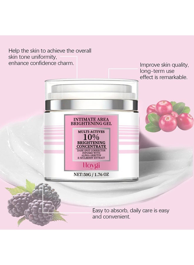 Hoygi Intimate Area Brightening Gel -Dark Spot Remover for Body, Face, Bikini and Sensitive Areas - Dark Spot Corrector Cream for  Areas Contains Mulberry Extract, Alpha Arbutin, Peptide 50 - Image 2