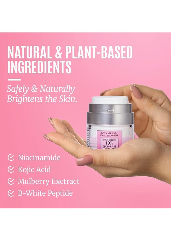 Hoygi Intimate Area Brightening Gel -Dark Spot Remover for Body, Face, Bikini and Sensitive Areas - Dark Spot Corrector Cream for  Areas Contains Mulberry Extract, Alpha Arbutin, Peptide 50 - Image 4