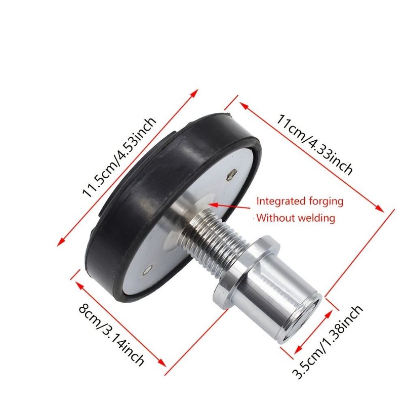 40S Heavy Duty High Carbon Steel Car Lift Jack Pad Adapter Weight Capable Lift Support With Anti Scratch Chassis Protector For 2 Post Car Lifts Suitable For Auto Repair Shops Garages - Image 2