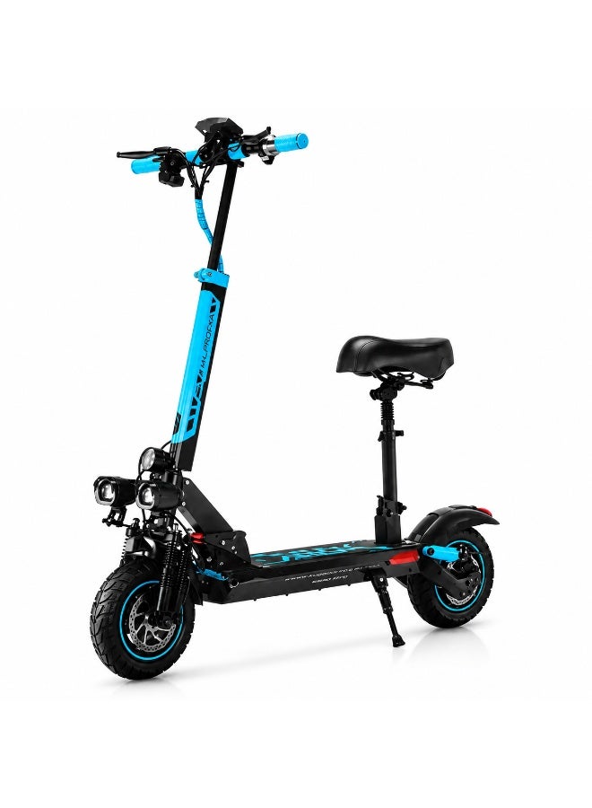 Electric Scooter for Adults and Teen m4 Pro Max Dual Motor 2000W 80Km/hSpeed 60Km Range 48WBattery Foldable Lightweight Commuter Scooter LED Display Dual Braking System Portable Ride for Daily Travel - Image 1