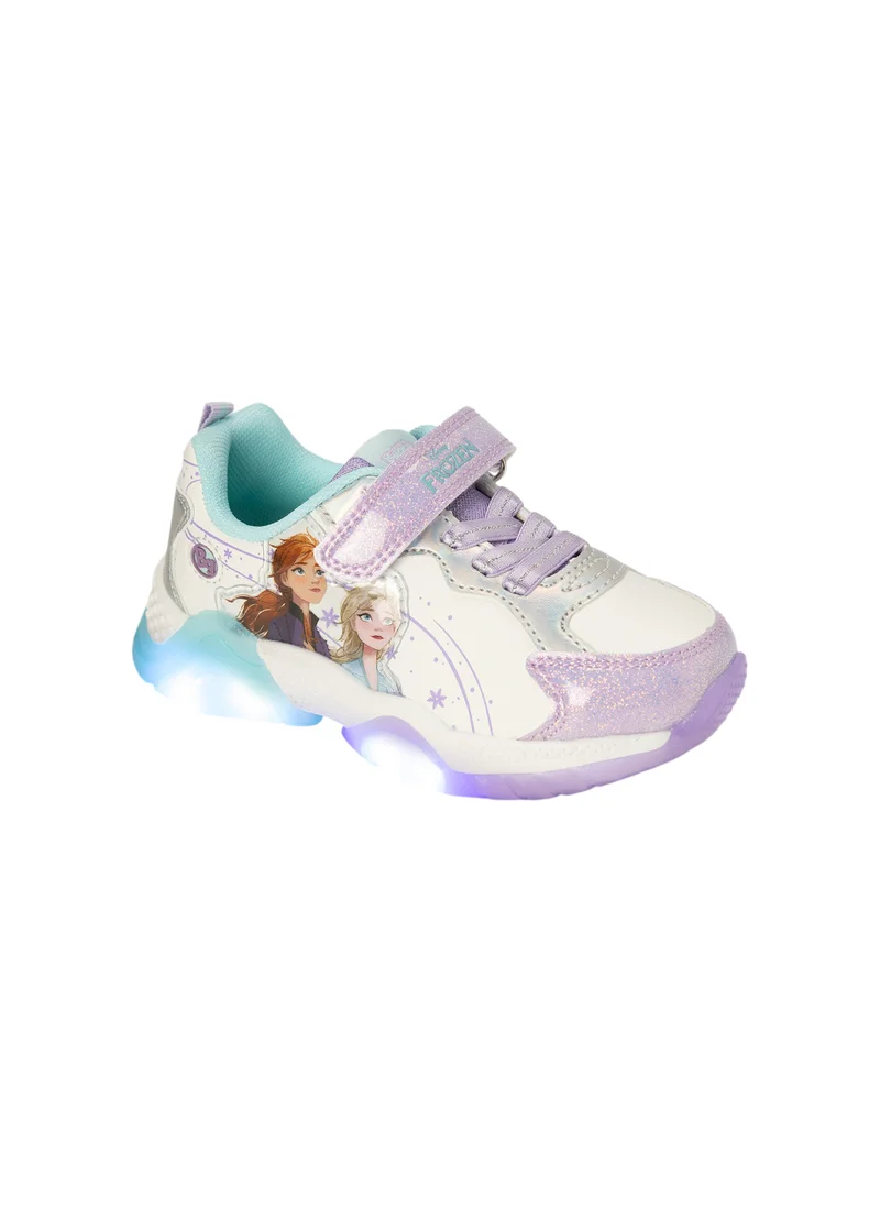 Bata Character Print Sneakers with Hook and Loop Closure