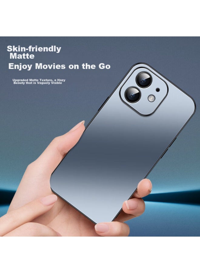 Shangsu Iphone 11 Case, Ag Frosted Full Protection Cover, Real Machine Feel, Simple Business Luxury Style, Shockproof, For Men And Women, Sapphire Blue - Image 3