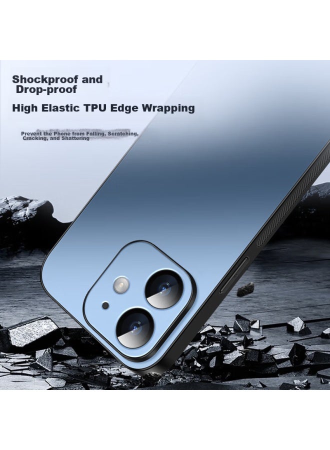 Shangsu Iphone 11 Case, Ag Frosted Full Protection Cover, Real Machine Feel, Simple Business Luxury Style, Shockproof, For Men And Women, Sapphire Blue - Image 5