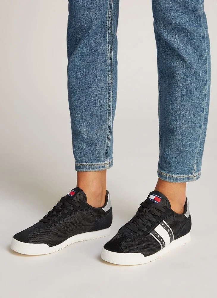 TOMMY JEANS Logo Detail Lace Up Low Top Sneakers
