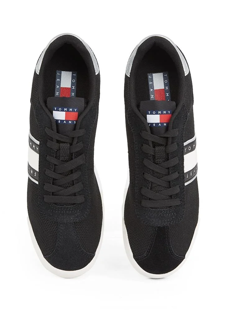 TOMMY JEANS Logo Detail Lace Up Low Top Sneakers