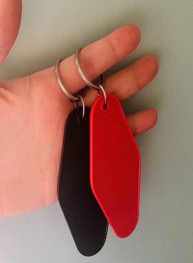 Lemua Keys To The Camper Keychain Set of 2 Black and Red His and Hers Camper Key Chains Camping Accessories for Women Men - Image 3
