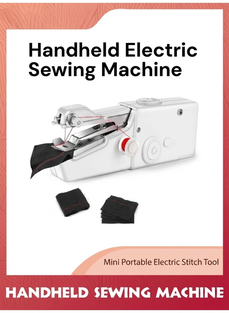 Portable Handheld Electric Mini Multifunction Sewing Machine, Wearable Repair Stitcher for Quick Fixes & DIY, Compact Household Tool - Image 1