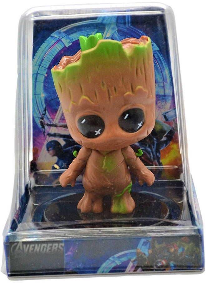 Trunkin - Trunkin Solar Groot Bobblehead Action Figure for Kids | PVC Bobble Head Super Hero - Image 1
